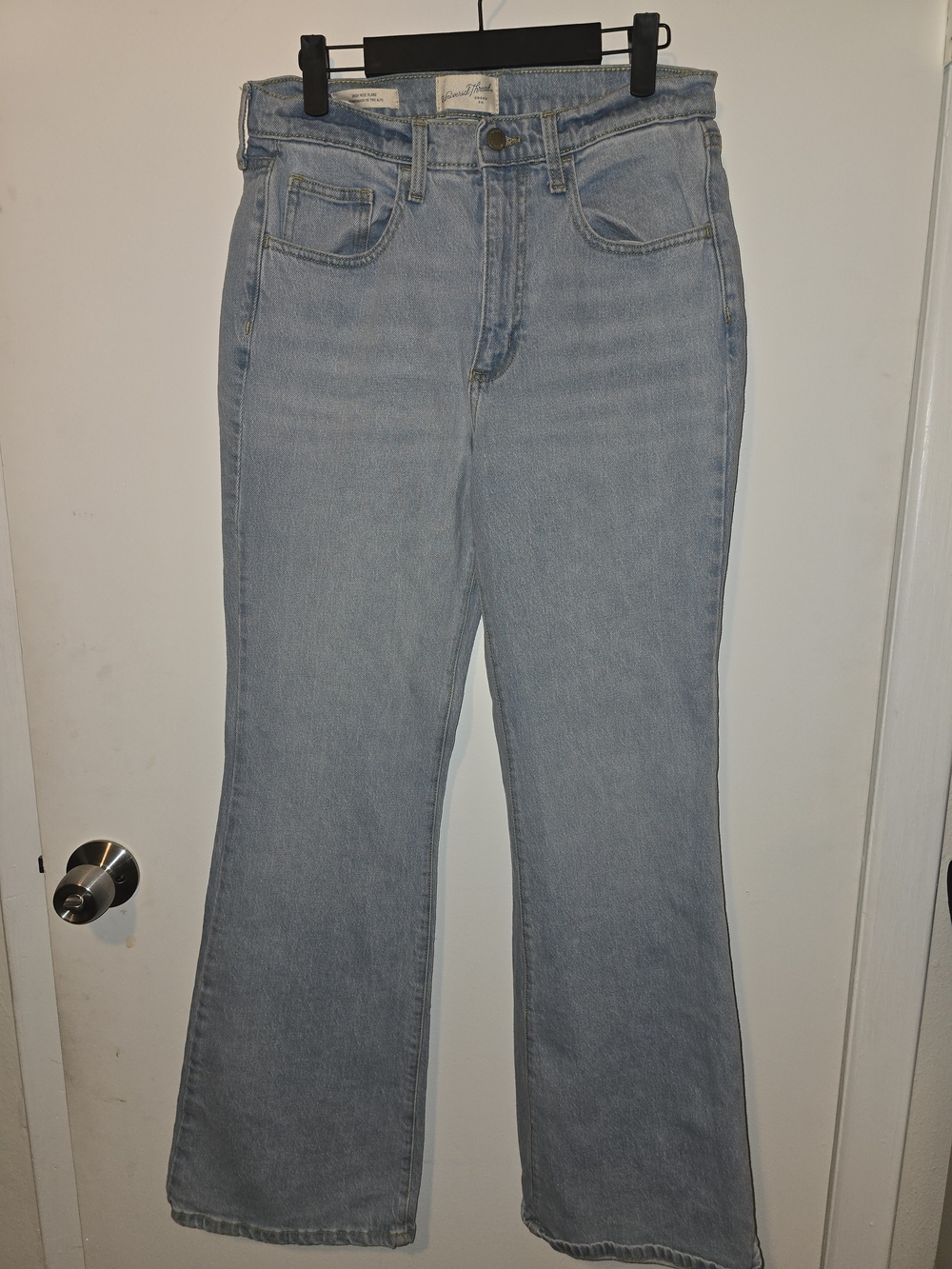 Universal Thread Light Blue High-Rise Flare Jeans